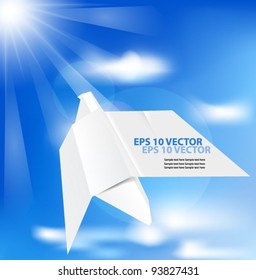 Papierquellenvektor