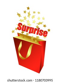 Paper package for surprise