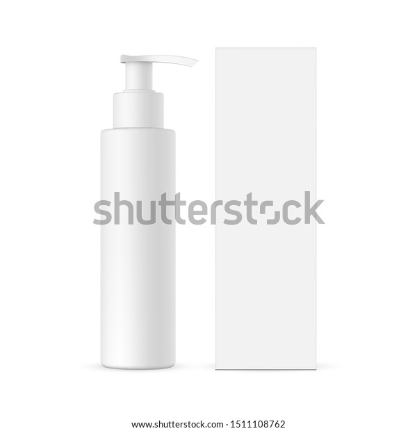 Download Paper Packaging Box Cosmetic Bottle Press Stock Vector Royalty Free 1511108762