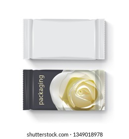 paper packaging for your design and brand vector mock up