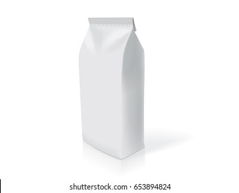 Paper packaging for your design and logo. It's easy to change colors. Mock Up Vector EPS 10