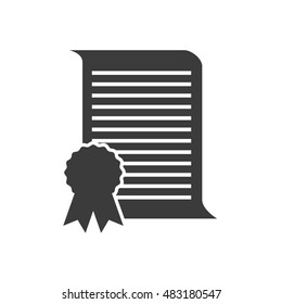 paper page with education icon vector illustration design