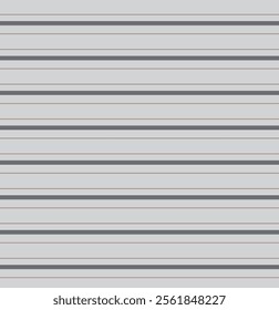 Paper page of notebook. School sheet with lines and grid. Notepad for mathematics and letter. Realistic blank notepaper with shadow isolated on gray background. vector illustration.