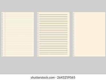 Paper page of notebook set. architectural graph paper. Notepad sheet backdrop with dotted surface. Education or school empty memo. office document or grid page
