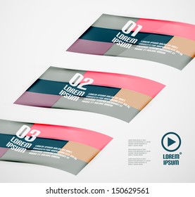Paper pages infographics