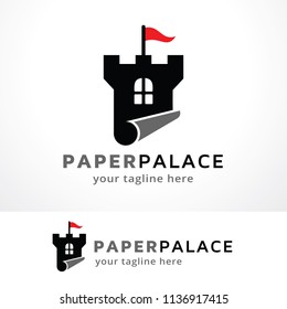 Paper Palace Logo Template Design, Symbol, Icon