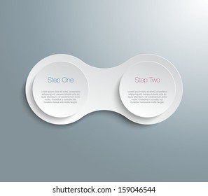 Paper panel / banners for business design, infographics, reports, progress, step presentation,number options, websites or workflow layout. Clean and modern style 