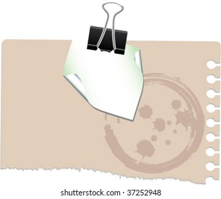 paper with paper-clip