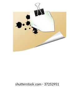 paper with paper-clip