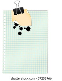 paper with paper-clip