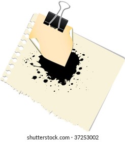 paper with paper-clip