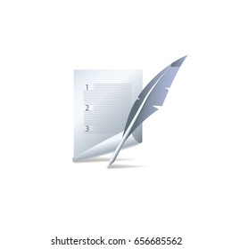 Paper and pen