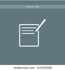paper and pen icon