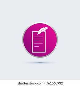 paper and pen icon