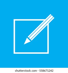paper and pen icon illustration isolated vector sign symbol
