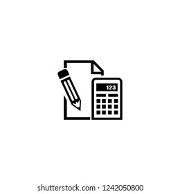 Paper pencil and calculator