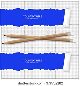 paper with pencils