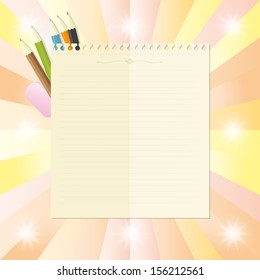 Paper and Pencils for your message
