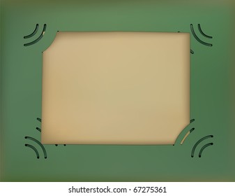 Paper photo frame mesh