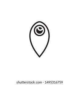 paper pin icon design , vector eps10
