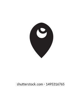 paper pin icon design , vector eps10