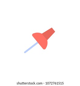 Paper pin icon illustration vector symbol