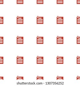 paper pin icon pattern seamless white background. Editable filled paper pin icon. paper pin icon pattern for web and mobile.
