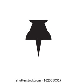 Paper pin icon vector design template