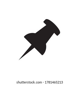 Paper Pin Icon Vector Illustration Design