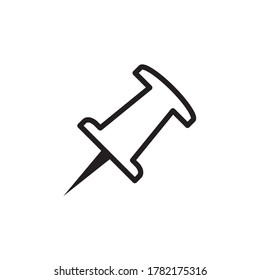 Diseño de iluminación de vectores de iconos de pinza de papel