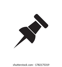 Paper Pin Icon Vector Illustration Design