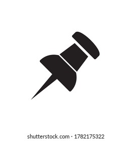 Paper Pin Icon Vector Illustration Design