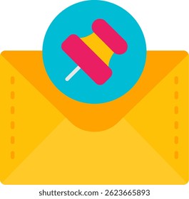 Pino de papel Line vetor Icon Design