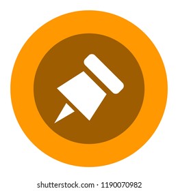 paper pin vector icon