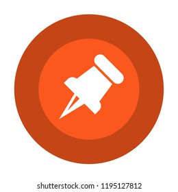paper pin vector icon