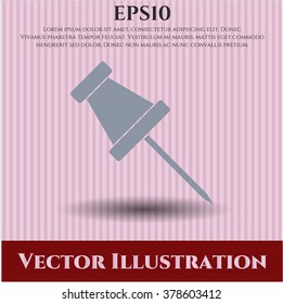 Vektorsymbol von Papierstift