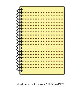 Paper pixel art. Vector illustration.