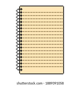 Paper pixel art. Vector illustration.