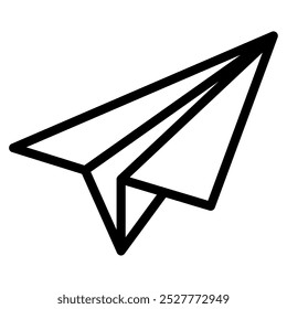 Paper Plane Creative Agency icon illustration