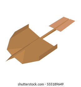 paper plane creative idea icon vector illustration eps 10