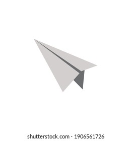 paper plane creativity icon isolated and flat image vector illustration