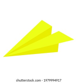plano de papel, ilustración vectorial