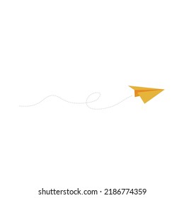 paper plane flight path, path to business