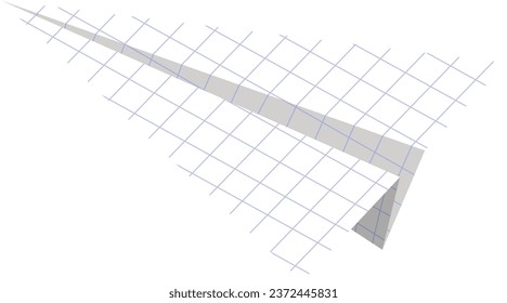paper plane, plane, fly, checkered sheet, sheet, paper, бумажный самолет, самолет, лететь, лист в клеточку, лист, бумага, 紙飛機、飛機、蒼蠅、方格板、紙張、紙張	