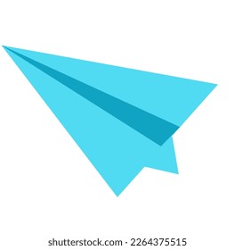 paper plane fly illustration vector 