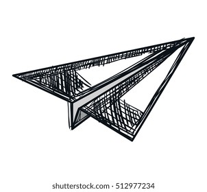 paper plane flying toy