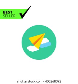 Paper plane icon