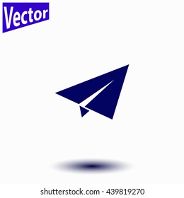 Paper plane icon.