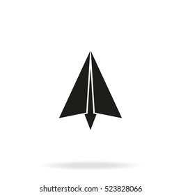 Paper plane icon.