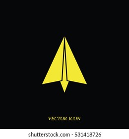 Paper plane icon.